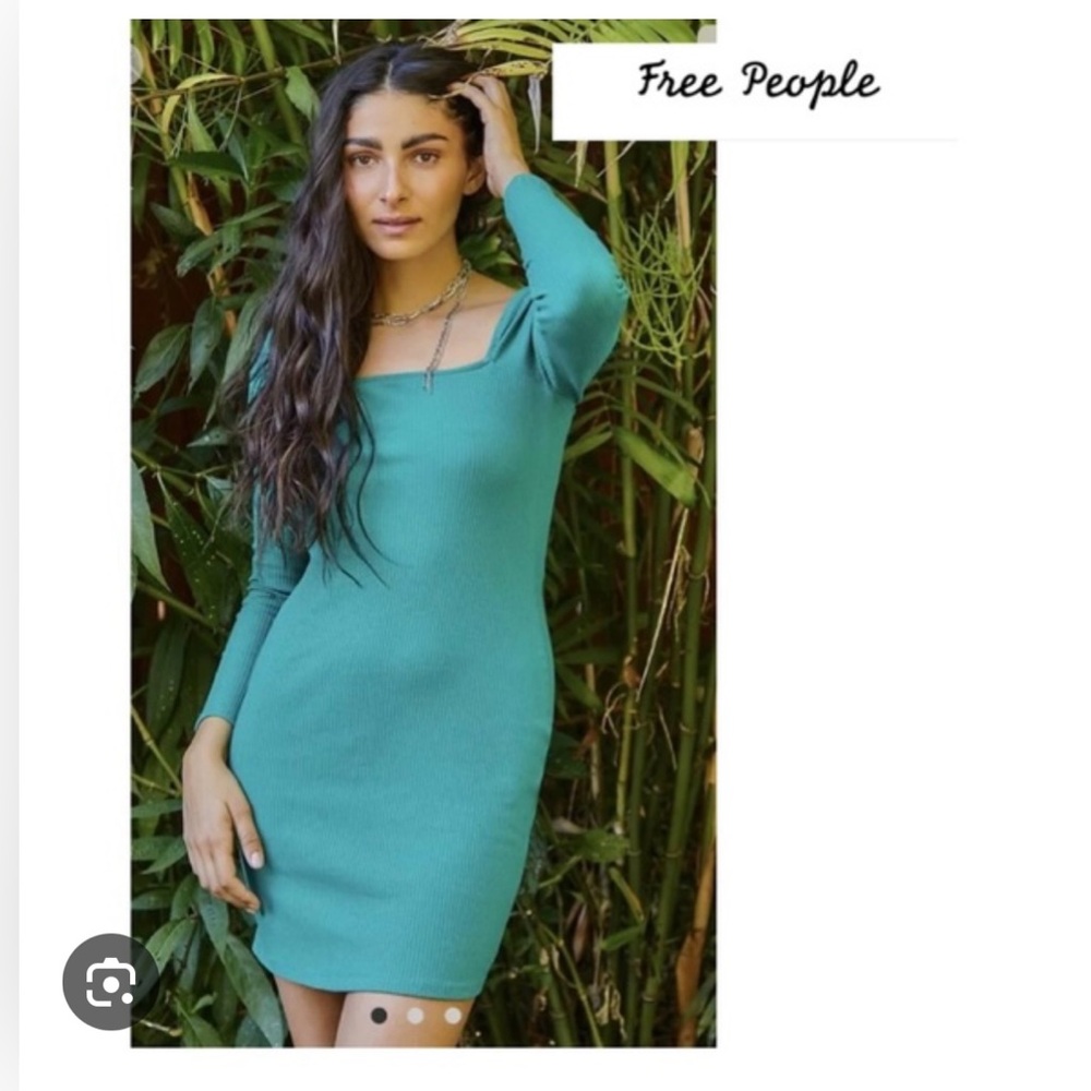 FP Beach bodycon ribbed mini dress